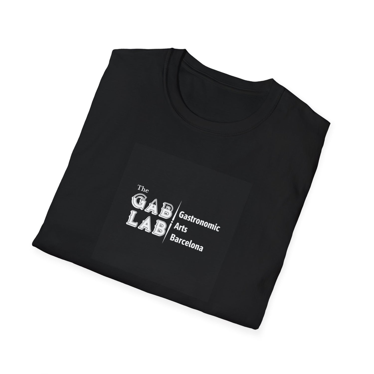 Camiseta unisex de estilo suave de Artes Gastronómicas: diseños &quot;El Laboratorio&quot; y &quot;Sangría&quot;